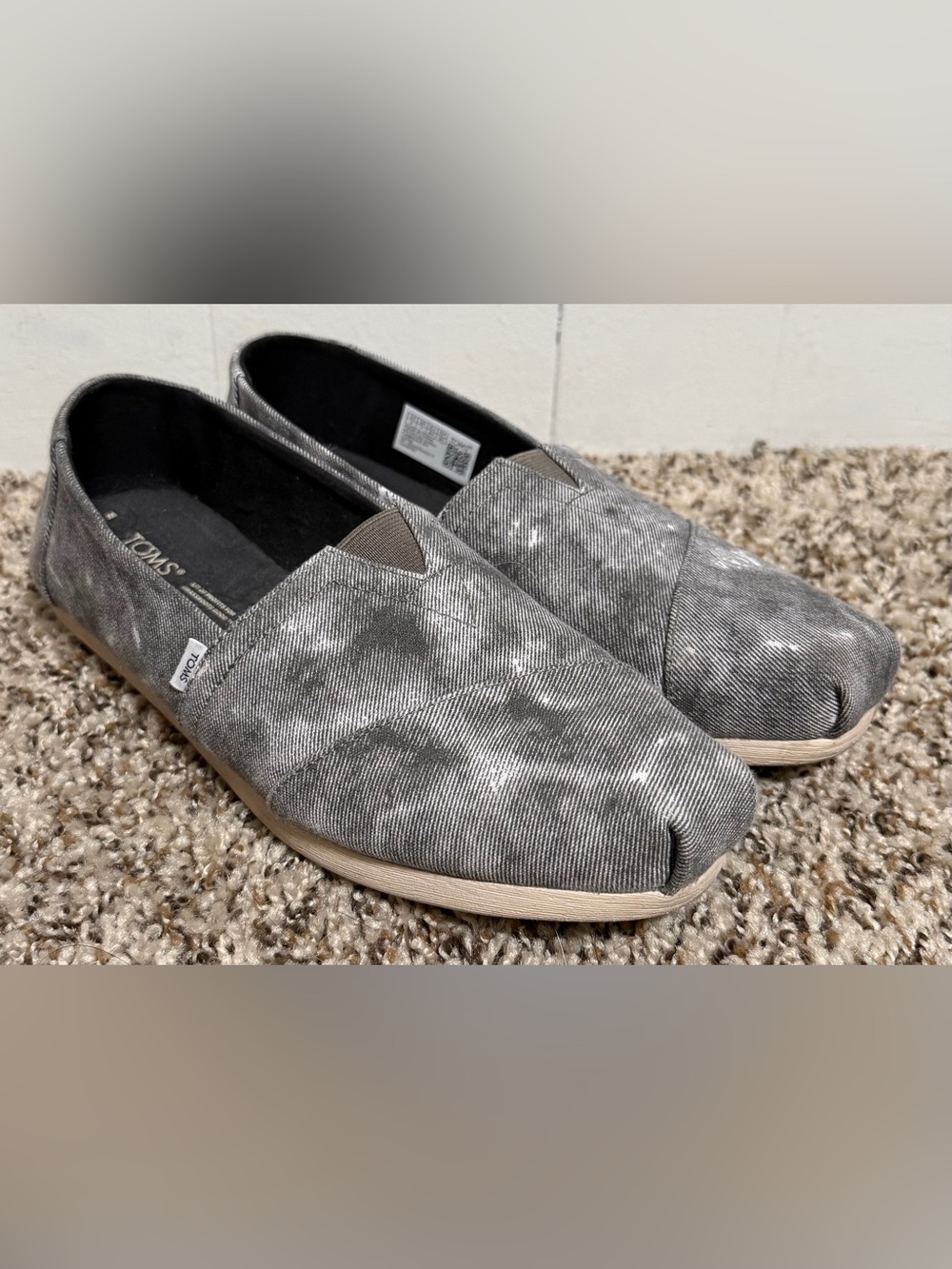 Toms Gray Slip On Shoes